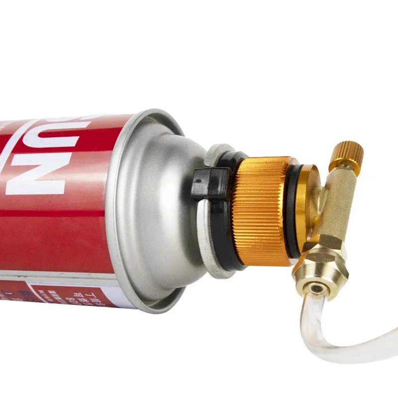 Outdoor Gasherd Propan Refill Adapter Camping Gas Zylinder Füllung Adapter Butan Nachfüllen Gas Tank Ausrüstung Camping Liefert – Detail 3