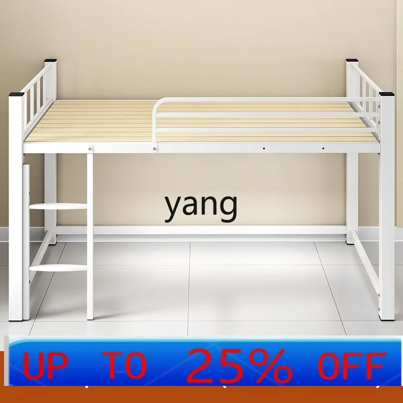 Ltt Double Single Thickened Iron Frame Bed Semi-High Iron Art Elevated Bed Frame