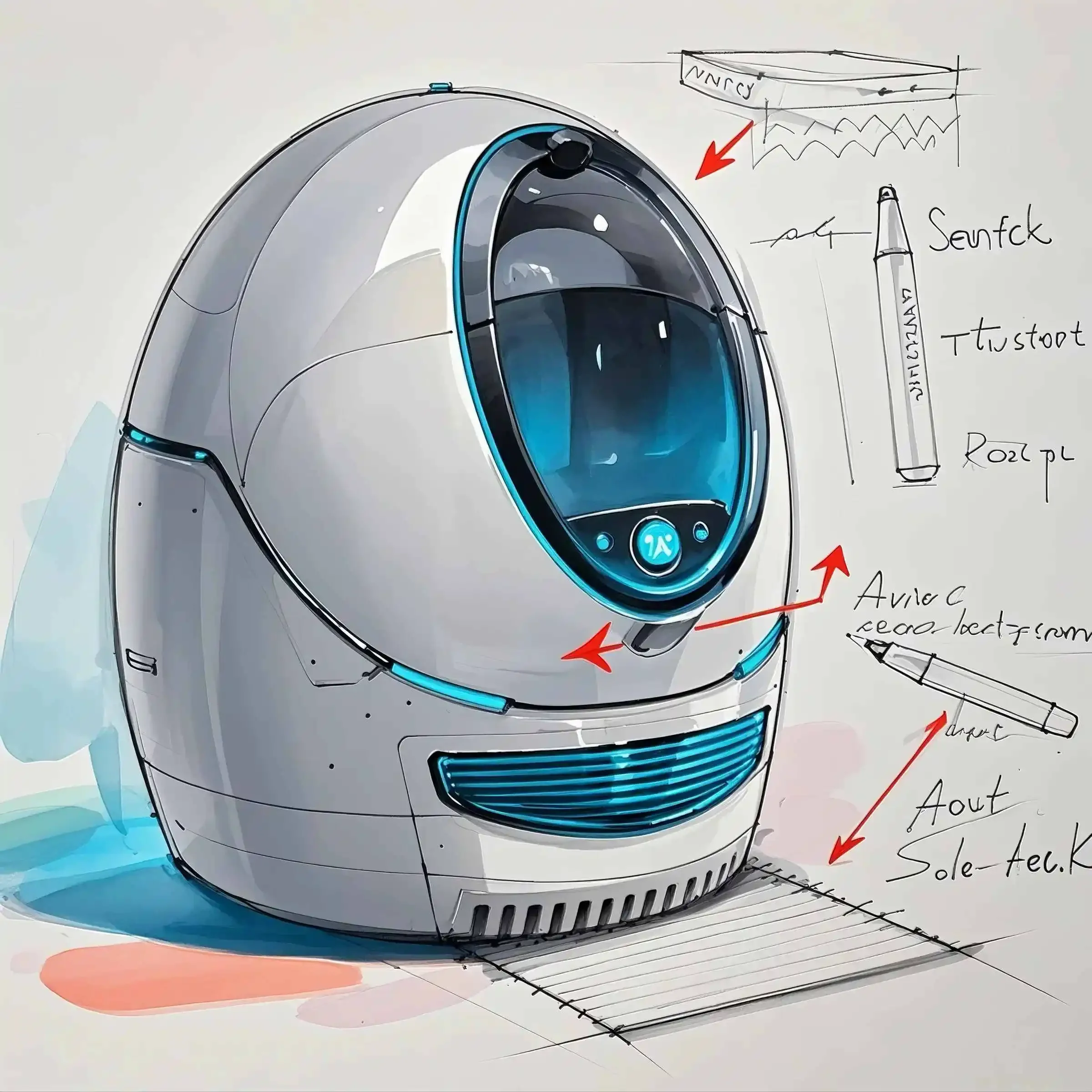 Automatic Smart Cat    Box with Quick Self-Cleaning Big Open Top Safety Sensors-Product Design Development