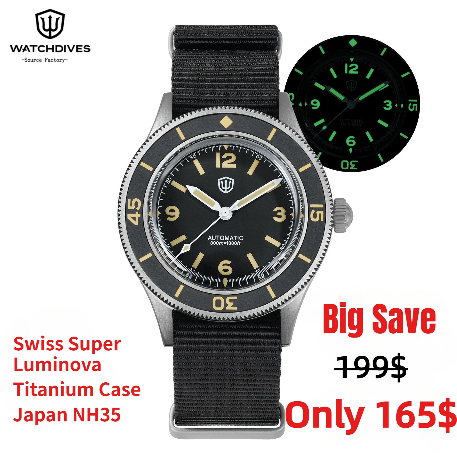 Watchdives Wd50Ti T…