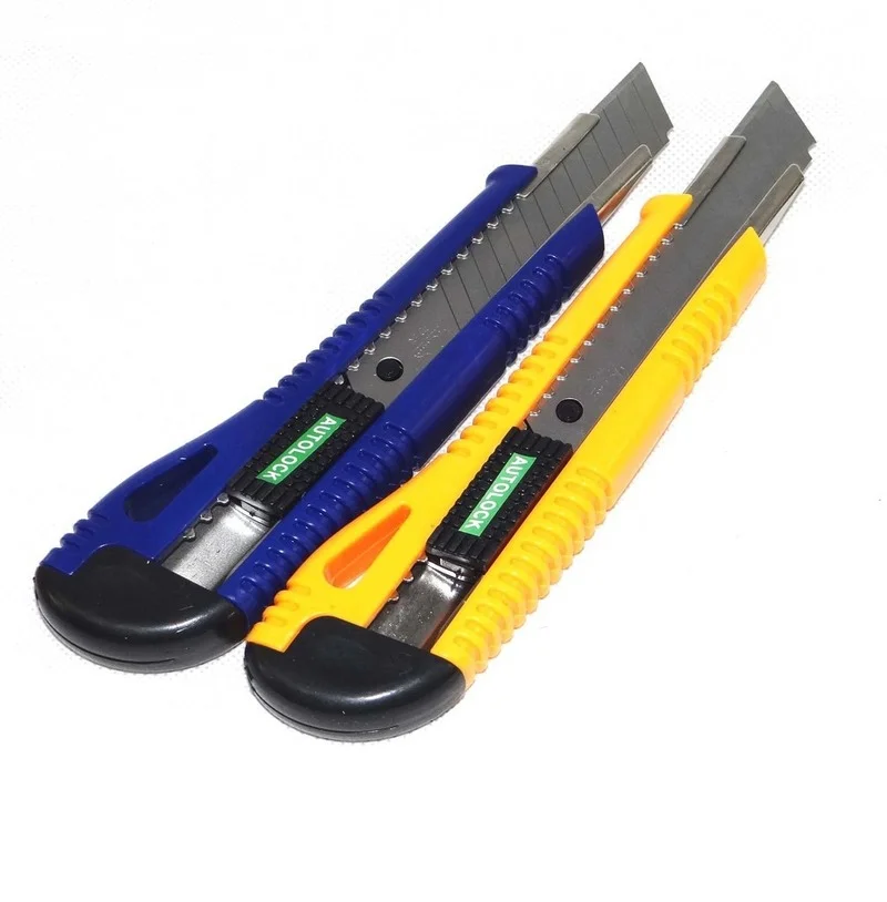 High Carbon Steel Blade Thicken Rubber Handle Industrial Grade Knife Tool Wallpaper Knife