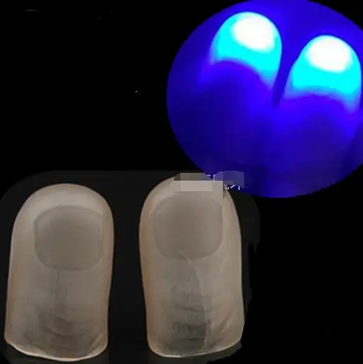 魔法のおもちゃ面白いノベルティ電子-led-ライト点滅指子供アメージンググローおもちゃ子供発光-1-ペア-2-個-yh1075