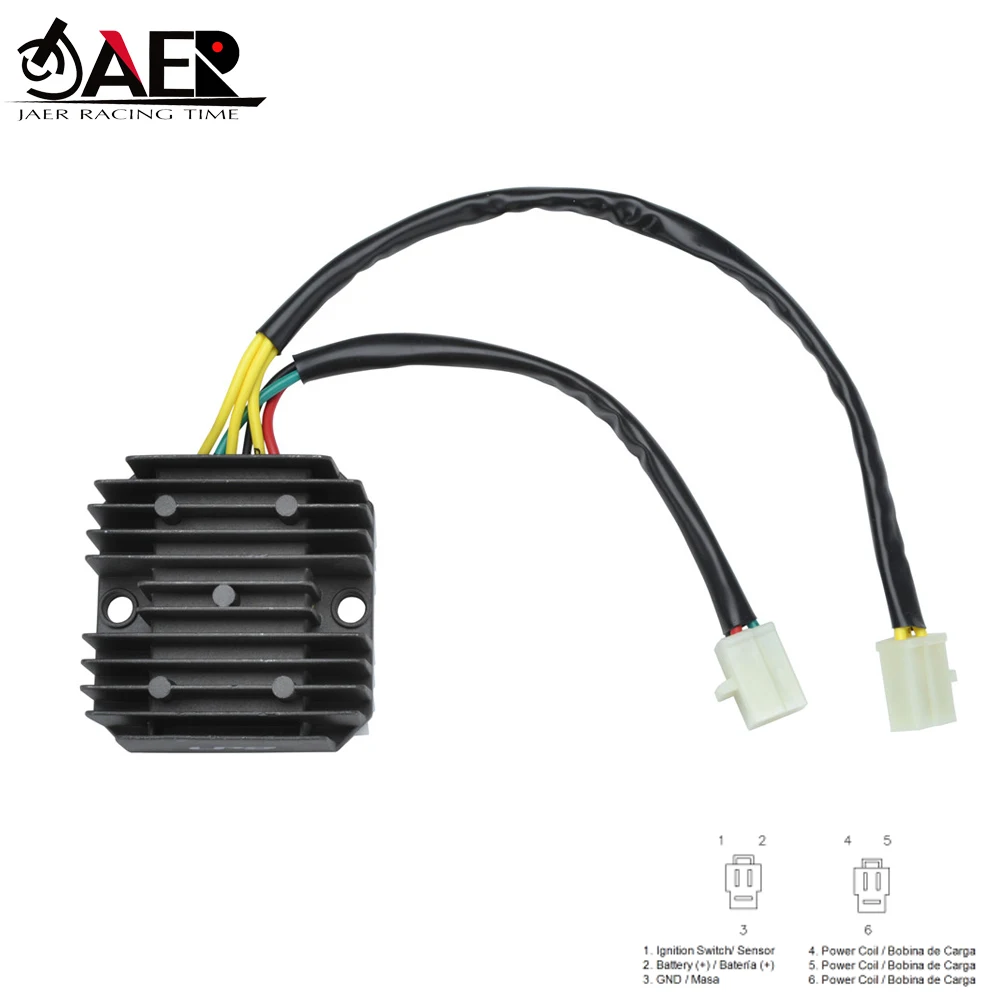 JAER-rectificador regulador de motocicleta, accesorio para Honda CMX450C Rebel 1986-1987 CX500T Turbo CX500D Deluxe CX500 CX500C CX500 personalizado
