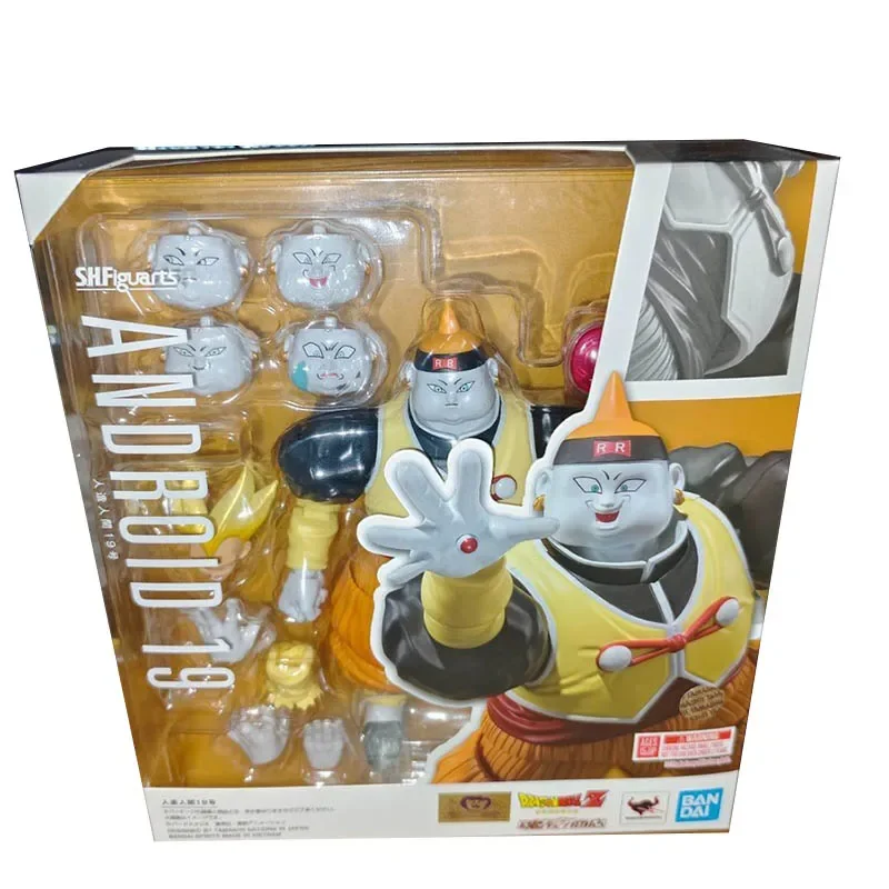 Bandai Genuine SHF ANDROID19 Action Figure Toys For Boys /Girls /Kids /Christmas Gift Collectible Model Ornaments