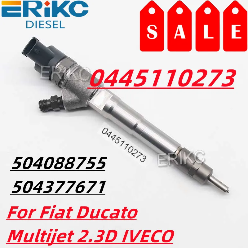 0445110273 504088755 504377671 Diesel Fuel Injector 0 445 110 273 Fuel Sprayer 0445 110 273 For Fiat Ducato Multijet 2.3D IVECO