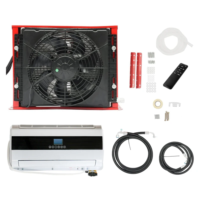 12v Air Conditioner 24v Dc Electric Split Air Conditioner for Commercial Cars Semi Truck Construction Vehicle Split Type AC