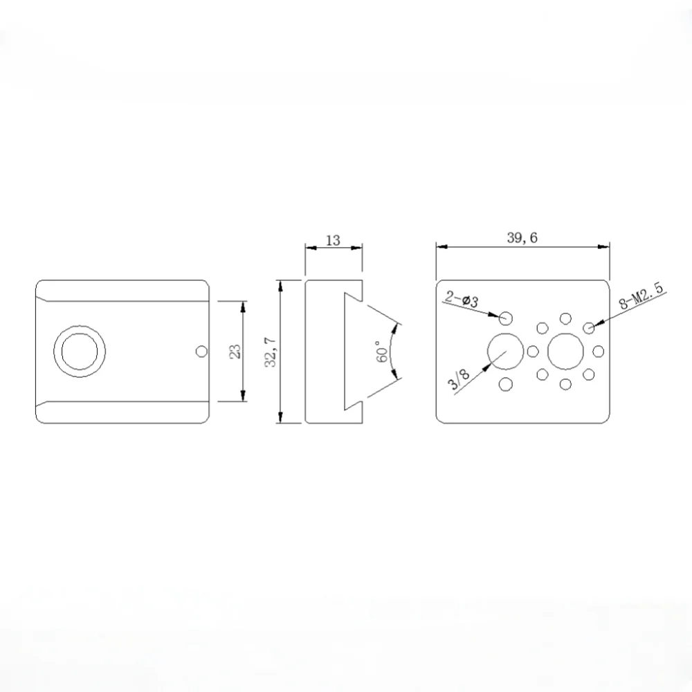 Zestaw mocowania okularu do kamery KUANJIE CE-42 ARRI ALEXA Mini LF EVF — zdjęcie produktu 5