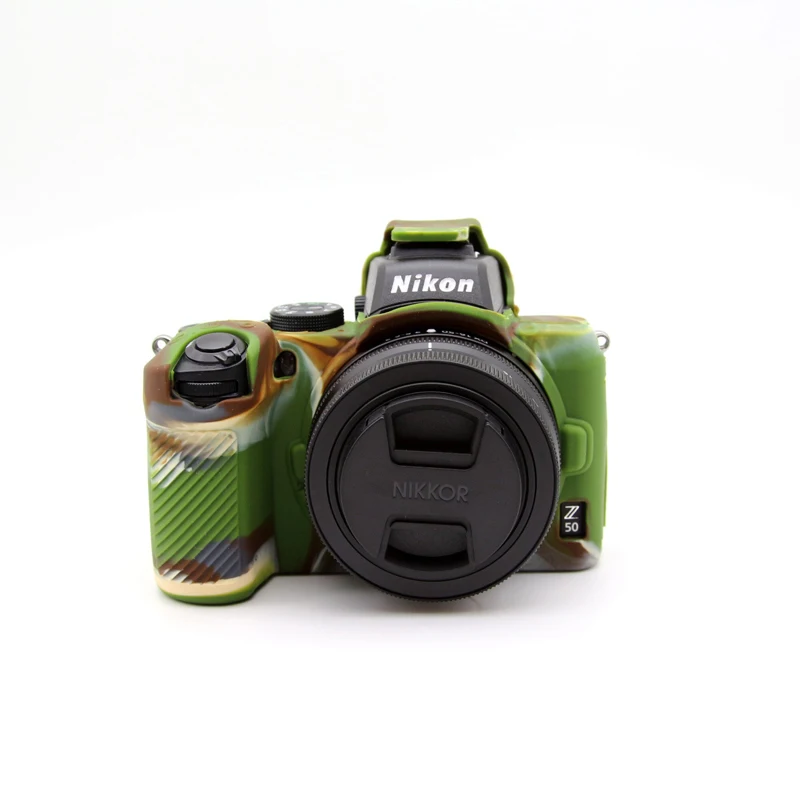 Silikonhülle Armor Case Body Cover Schutzrahmen Haut für Nikon Z50 Z50 spiegellose Kamera Gummischale schützende Videotasche