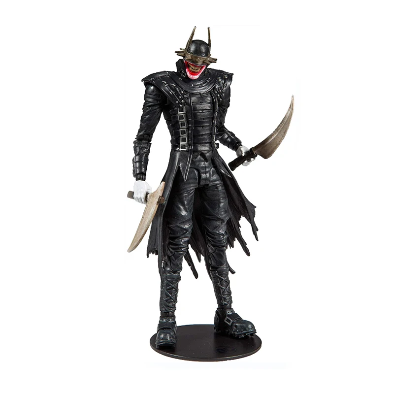 Mcfarlan-ed DCU Multiverse The  Who Laughs As Bat  7 Inches Action Figure with Movable Joints Model Kid Toy Birthday Gift