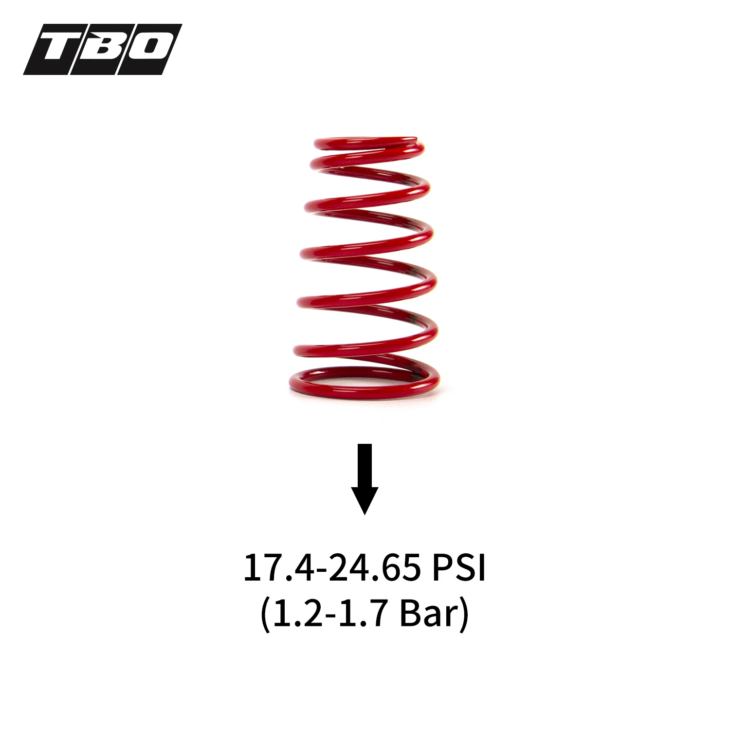 TBO Turbo Wastegate Federbetätigungsfeder 0,25-0,5/0,4-0,7/0,6-1,0/0,9-1,3/1,2-1,7 Bar