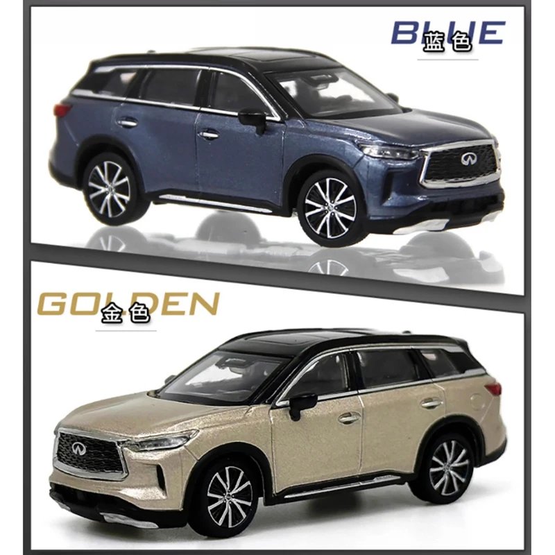 

Paudi 1/64 Scale QX60 Alloy Simulation Metal Car Model Static Collection Decorated Holiday Gifts Toys Souvenir Gift