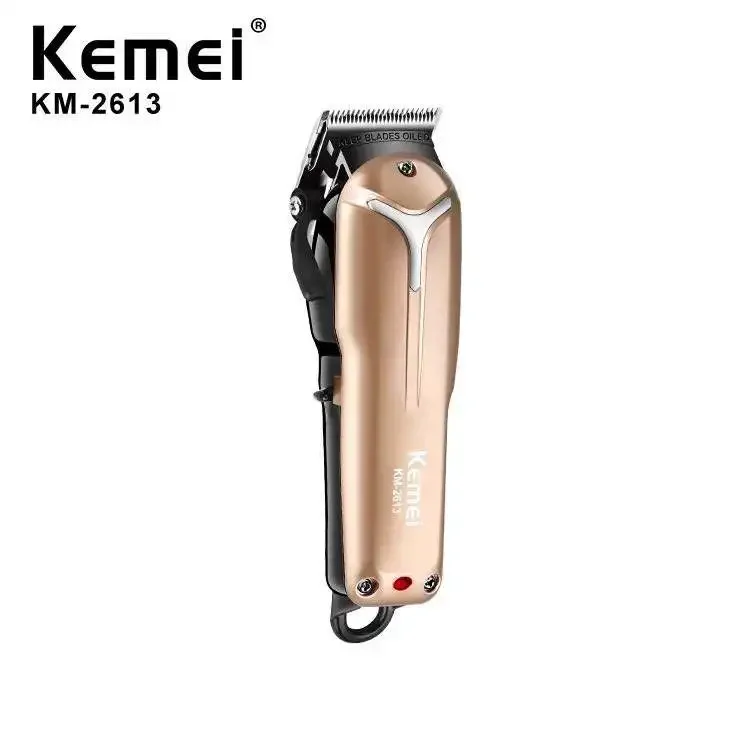 kemei KM-2613 Usb Charging Adjustable Mute Noise Reduction Professional Hair Salon Cordless Electric Hair Clipper