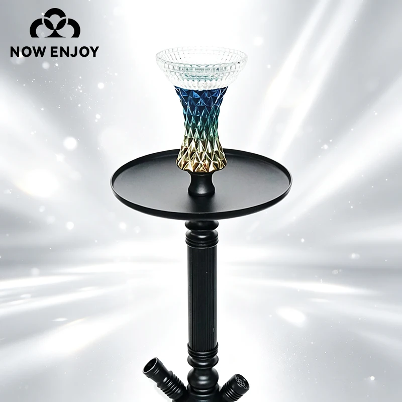 NOW ENJOY Glass Bowl Narguile Chicha Cachimbas Phunnel Colorful Bowl Tobacco Single Hole Shisha Smoking Accessories Gadget Tools