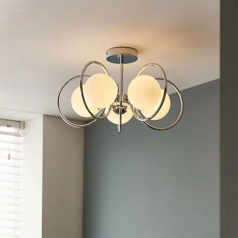 

Bauhaus space age medieval living room chandelier Nordic minimalist design sense creative bedroom study dining room chandelier