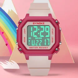 Digital Watches Lady And Men Sports Luminous Multifunction Waterproof Women Wristwatch Outdoor and Running Student Back Lights