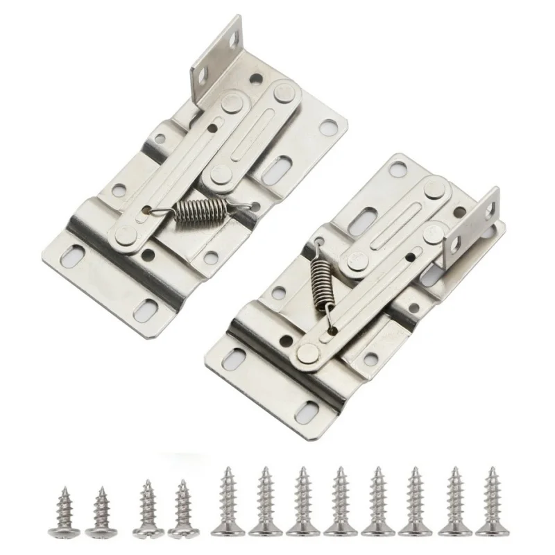 

Петля-ножницы для откидной двери под углом 45 градусов с демпфером и опорной рамой