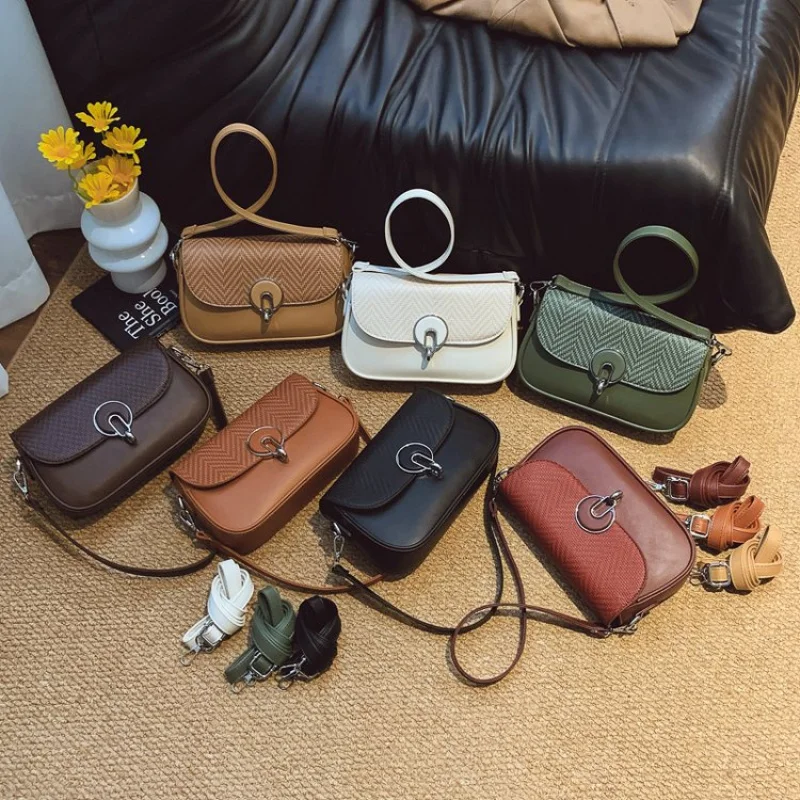 حقيبة يد نسائية متطورة مصنوعة من الجلد المصنوع من الألياف الدقيقة، مظهر يومي عصري وناعم وواسع يدوم طويلاً ​