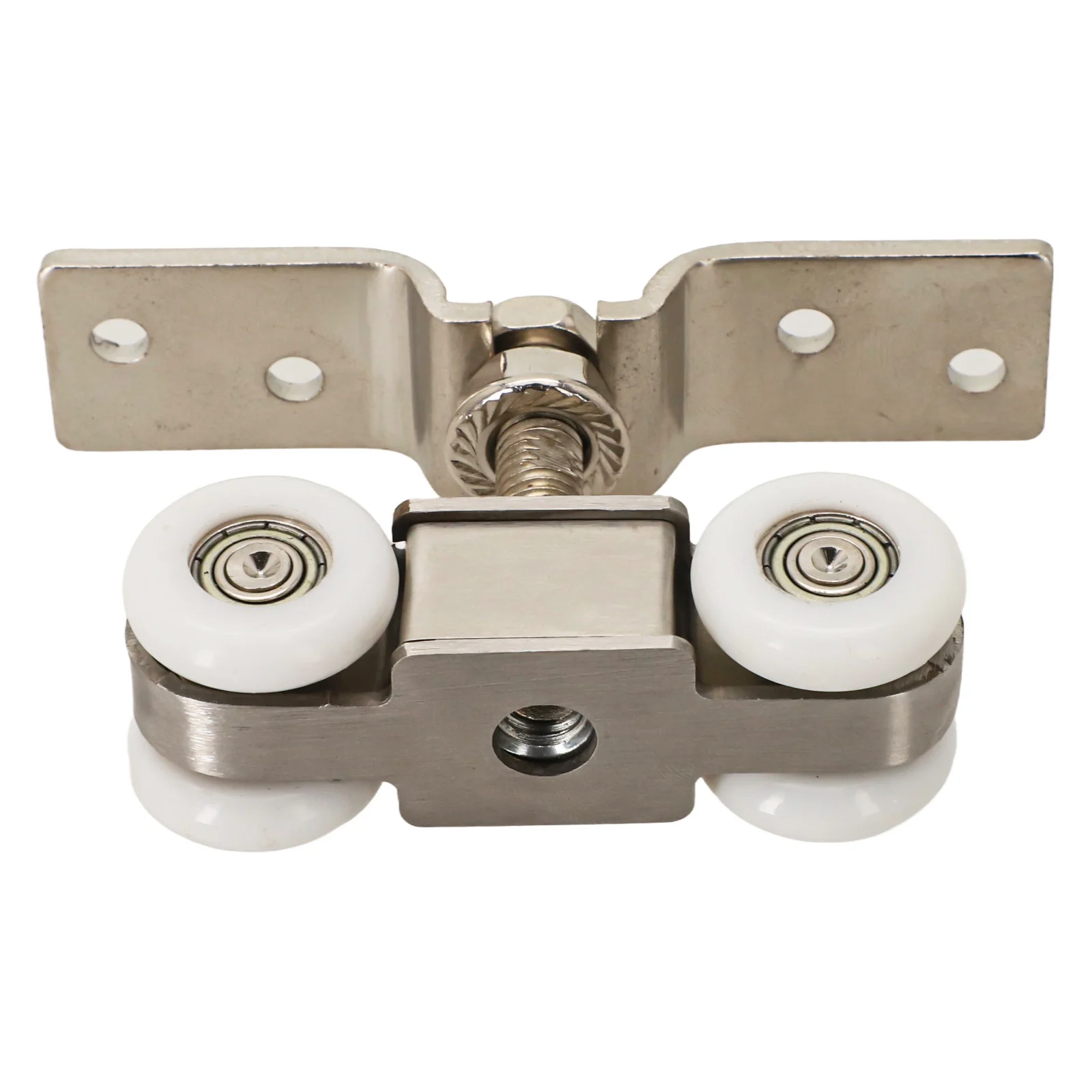 

Door Guide Door Track 1 Pair Sliding Door Stainless Steel Glass Door Hanging Rail Nylon Wheel Push And Pull Druable Brand New