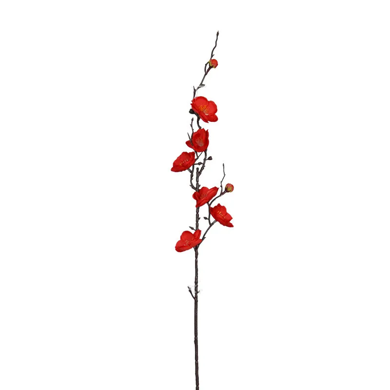 50pcs 59CM Artificial Simulated Plum Blossom Twig Branch For DIY Christmas Garden Accessories Handmade Flower Bouquet Decoration