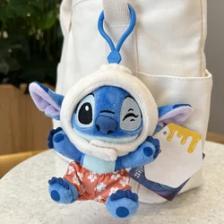 Disney Toy Story Stitch Kawaii Plush Doll Cartoon Stuffed Anime Schoolbag Keychain Pendant Keyring Birthday Gift For Girlfriend