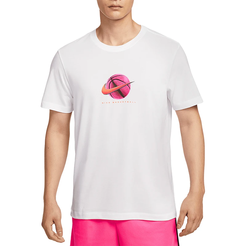 تي شيرت Nike Genuine 2025 صيفي للرجال برسومات كرة السلة HJ3465-100 #5