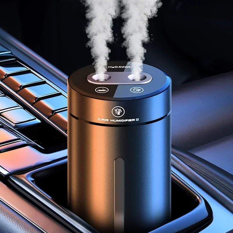 Ambientador de aire para coche, difusor de Aroma, humidificador de aromaterapia de aleación de aluminio, máquina de Aroma de pulverización