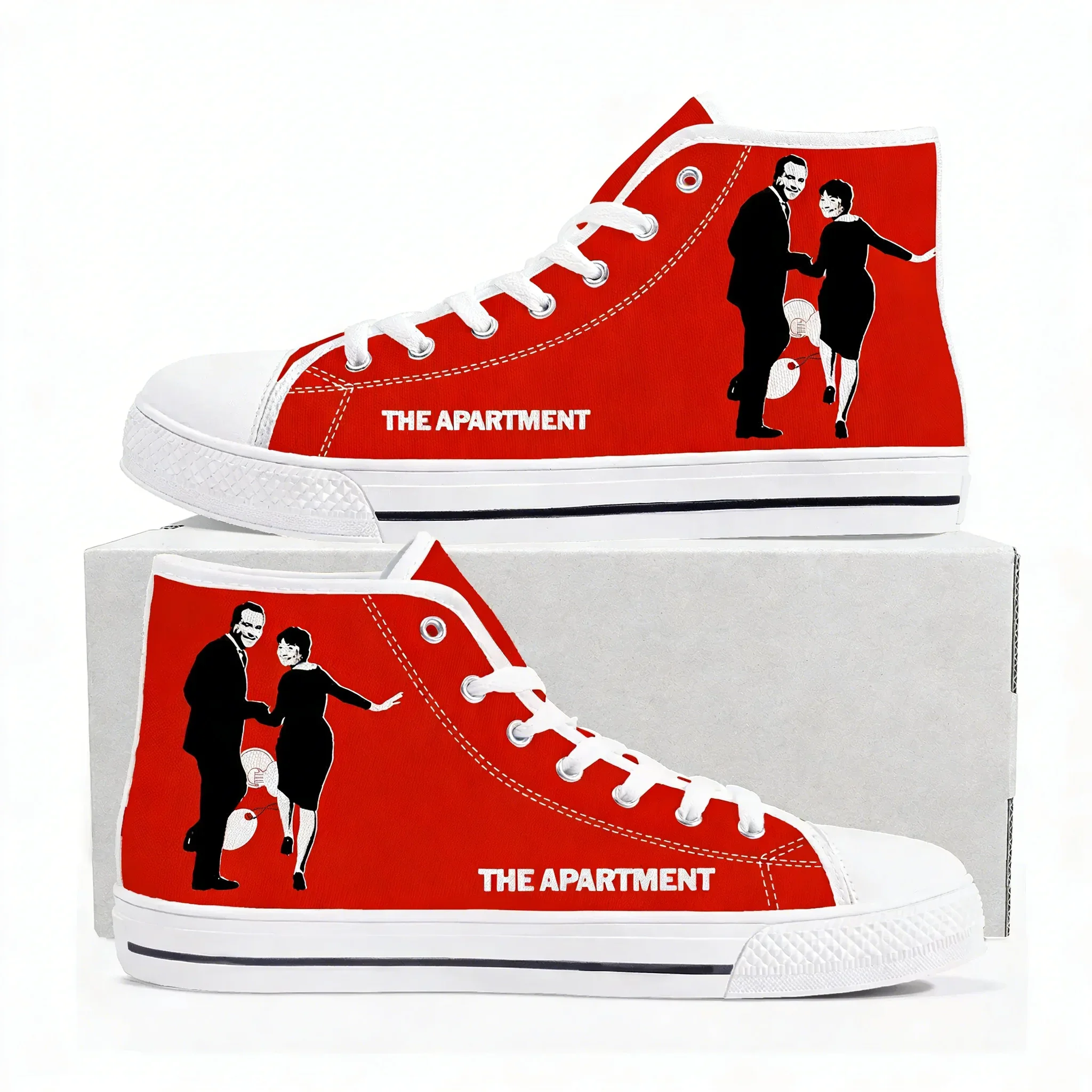 The Apartment High Top High Quality Sneaker Mens Womens Teenager Canvas Sneaker Casual Fashion Patterns Shoe Custom Made Shoes