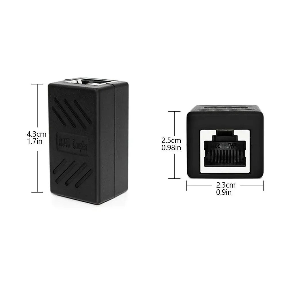1/5/10/20 قطعة كابل إيثرنت موسع RJ45 CAT5 CAT6 CAT6a مقرنة موسع محول موصل مقرنة إيثرنت أنثى إلى أنثى