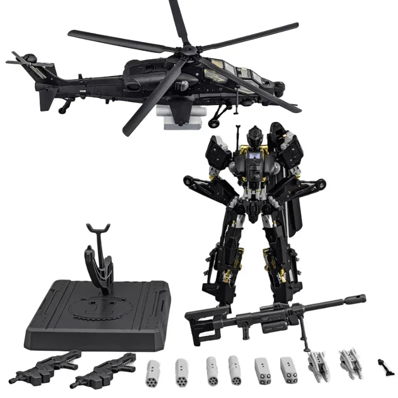 CS02 WZ-10 transformación Industrial helicóptero Shenji figura de acción de aleación juguete colección regalo