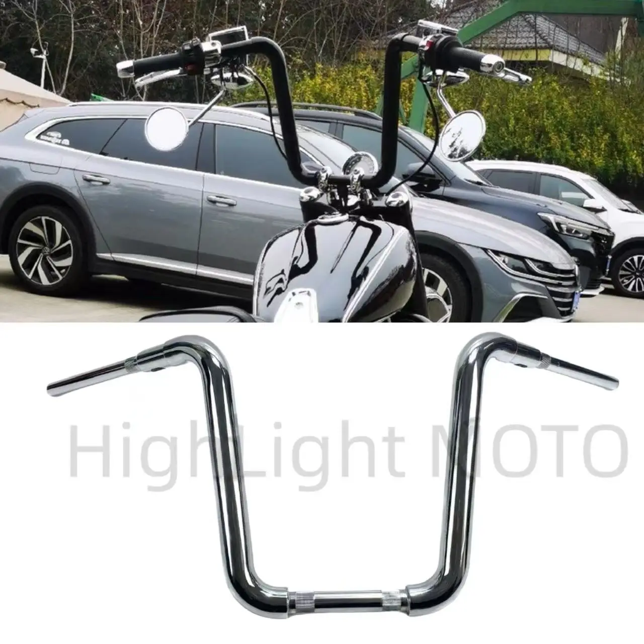 

Motorcycle 1-1/2 inch 38mm ape handlebars to 1 inch bar For BMW R18 R 18 MOTO Accessories Steering Wheel 7/8" 22.2mm