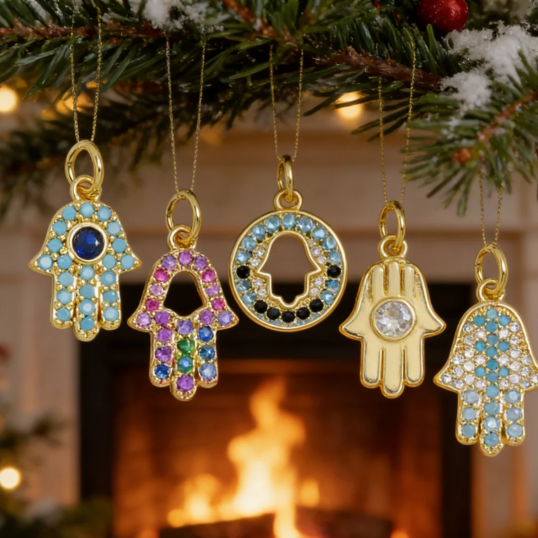 

10 шт. подвесок из латуни с разноцветными цирконами, модные амулеты в форме ладони, полые аксессуары для самостоятельного изготовления ювелирных изделий, ожерелий, браслетов, для повседневной носки и вечеринок
