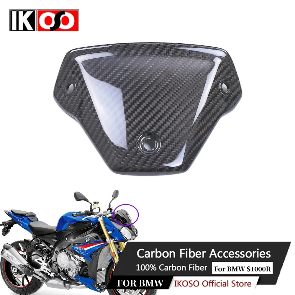 

Motorcycle Accessories Front Windshield Holder Bracket Fairing Pure Carbon Fiber Modified Parts For BMW S1000R M1000R 2021-2024