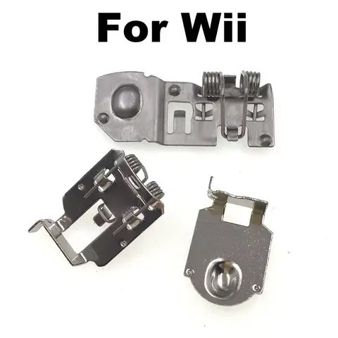 1-5sets Battery Holder For WII Game Remote Controller Joystick Joypad Nunchuck Hand Curved Game Handle Accessories
