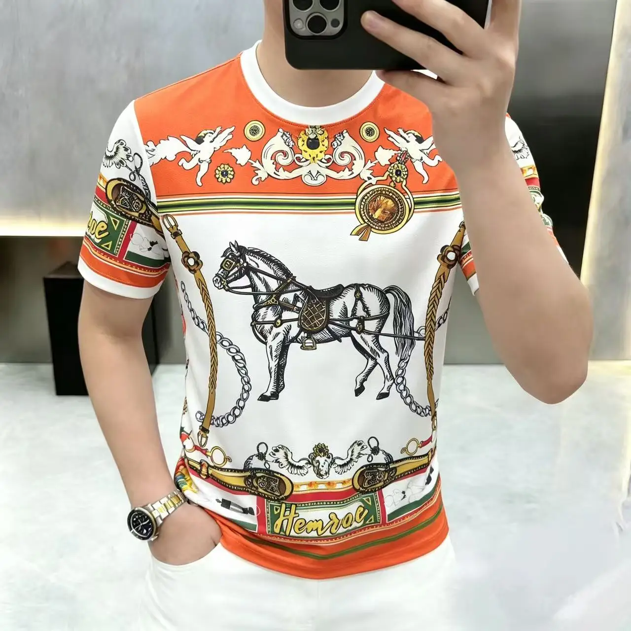 European Style 3D Print T Shirt For Men Short Sleeve Cool Feeling Summer New Quality Soft Comfortable Trendy Camisetas De Hombre