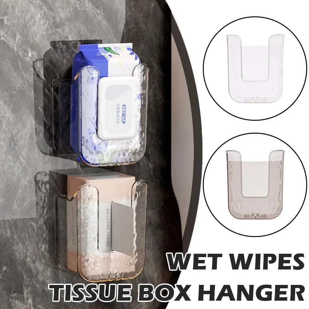 1/2PCS Wall Mounted Tissue Box Paper Towel Holder for Kitchen Office Napkin Container Baby Wipes Paper Storage Box C7I5