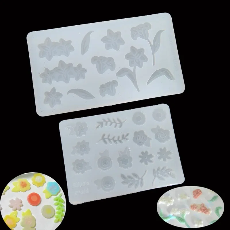 

DIY Silicone Epoxy Resin Mold Lily Flower Shaped Silicone Mould Jewelry Tool Jewelry Accessories