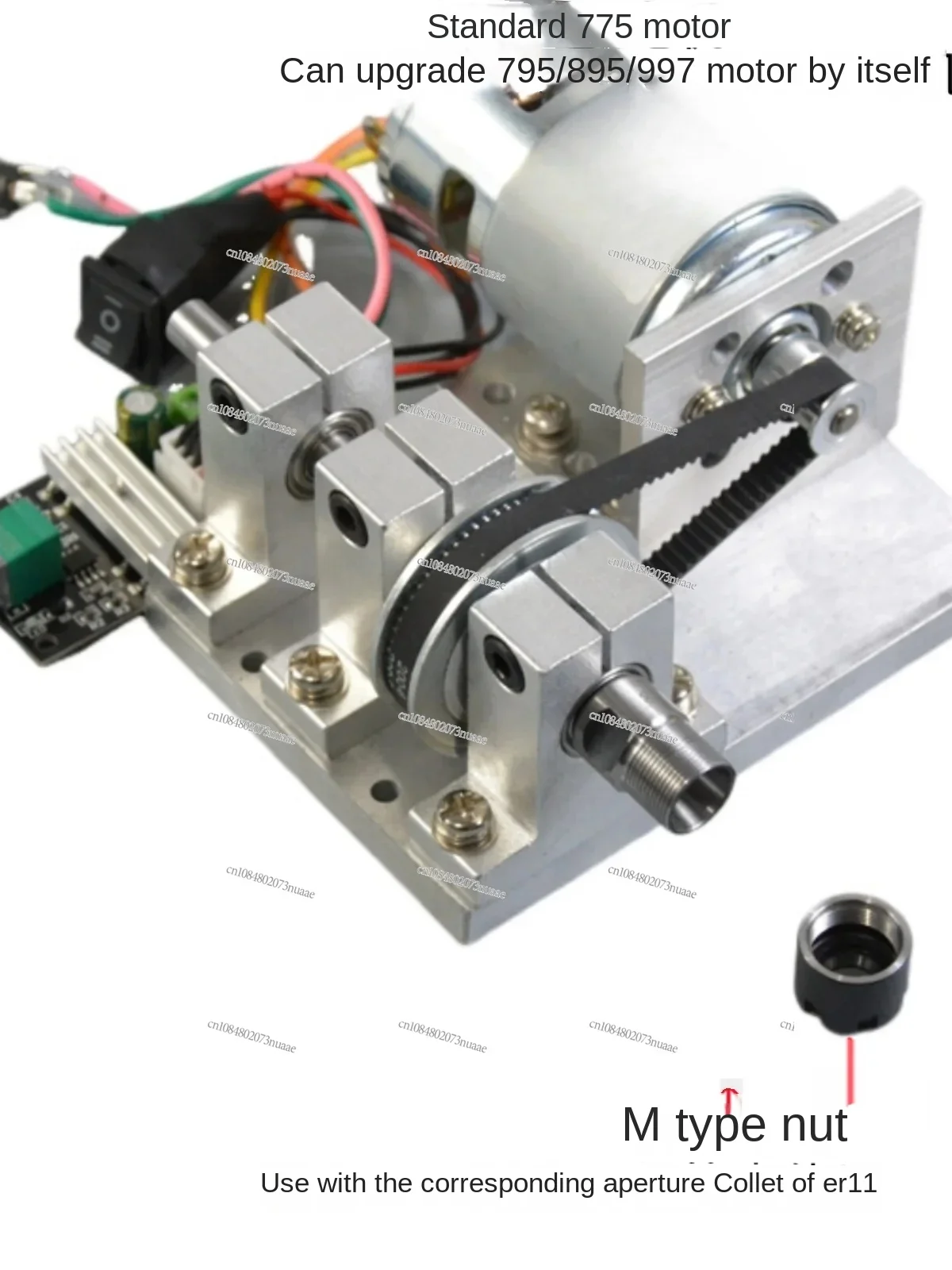 Variable Speed Transmission Device, Reversible with 1 ~ 8mm Clamping, Precision Drilling and Grinding