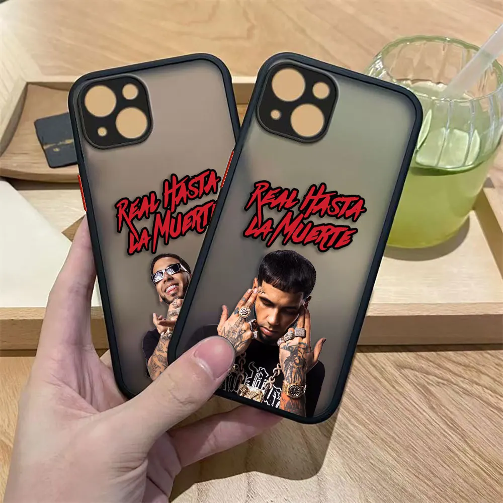 

Anuel AA Real Hasta La Muerte Cover Matte Phone Case For Samsung Galaxy S25 S24 S23 S22 S21 S20 FE S10 S9 S11E S11 Ultra Case