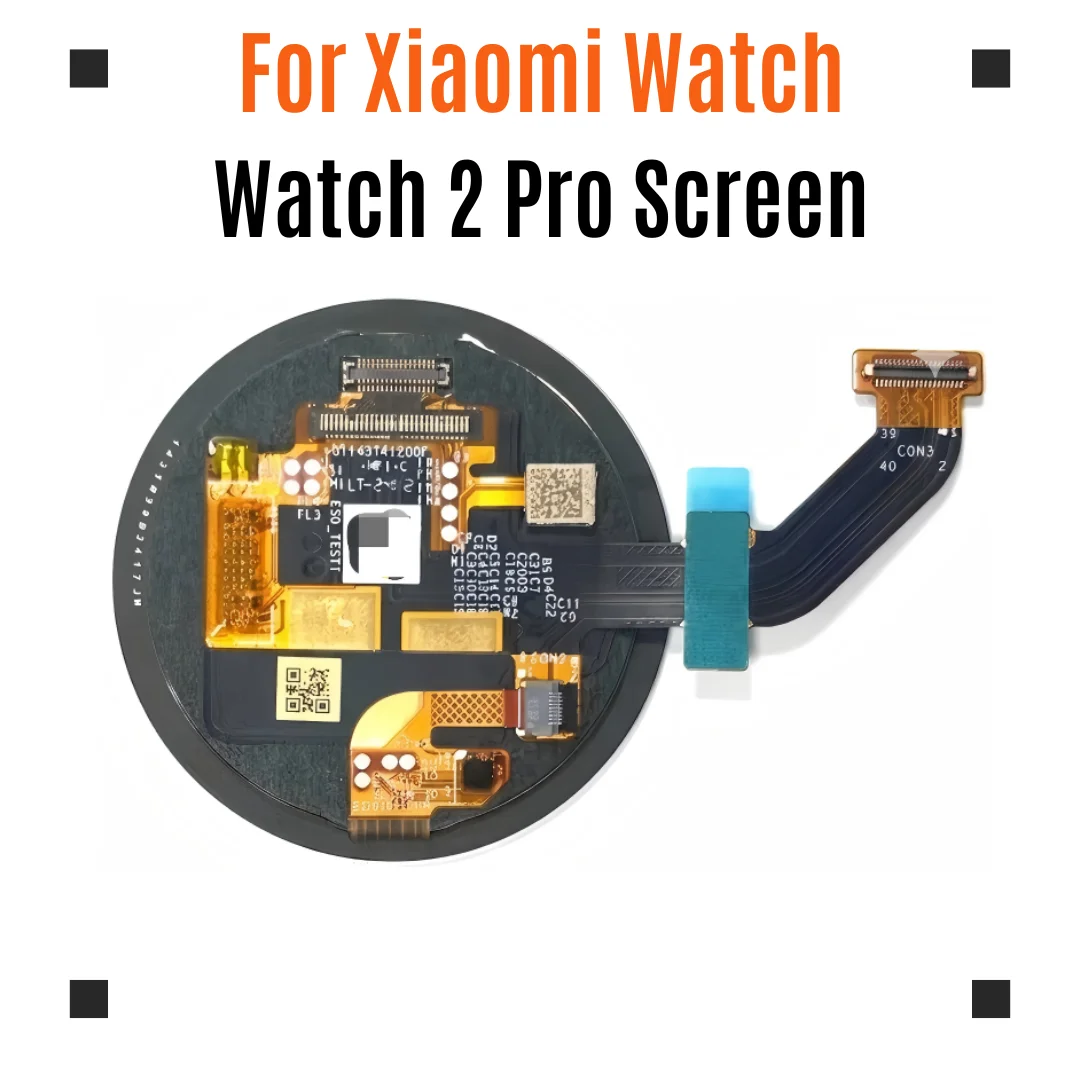 Afbeelding 4: LCD-scherm, touchscreen en digitizer vervanging voor Xiaomi Watch 2 Pro AMOLED volledige set