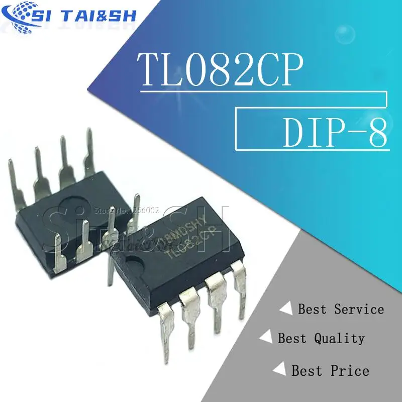 10PCS TL082CP DIP-8 TL082 DIP TL082CN