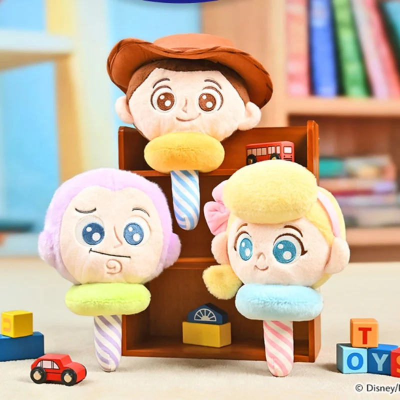

Potdemiel Disney Plush Doll Lollipop Shaped Soft Stuffed Toy Story Doll Woody Candy Buzz Lightyear Bopeep Gift Customized