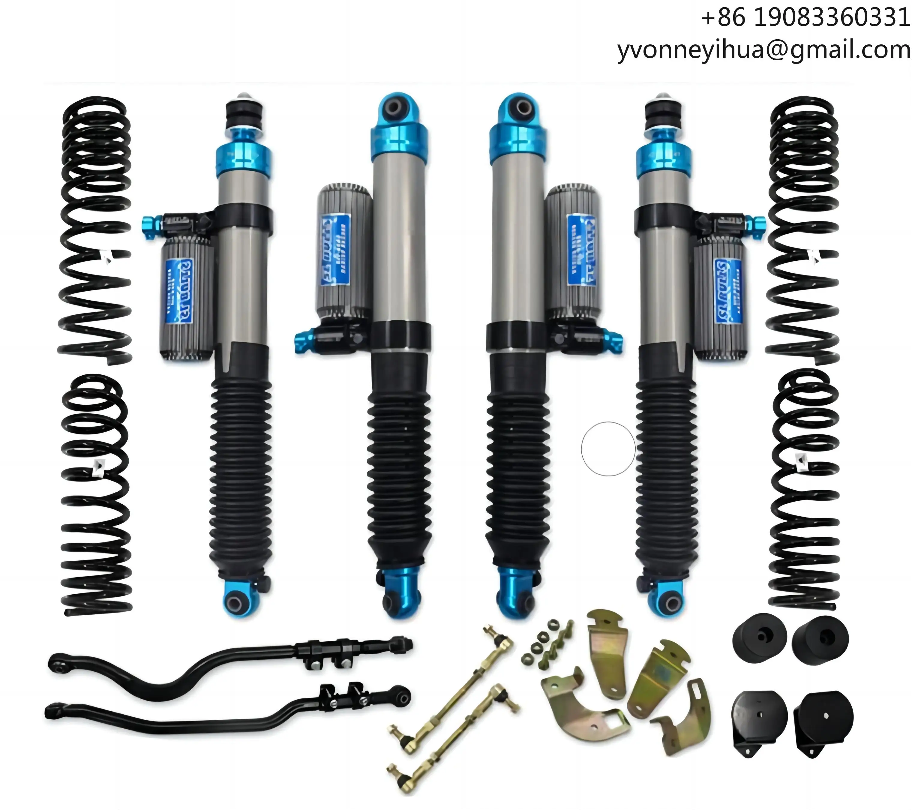 

Coilover Shock Absorber For WrangIer JK Suspension Gas Compression Rebound Adjusted Nitrogen Shocks Damper