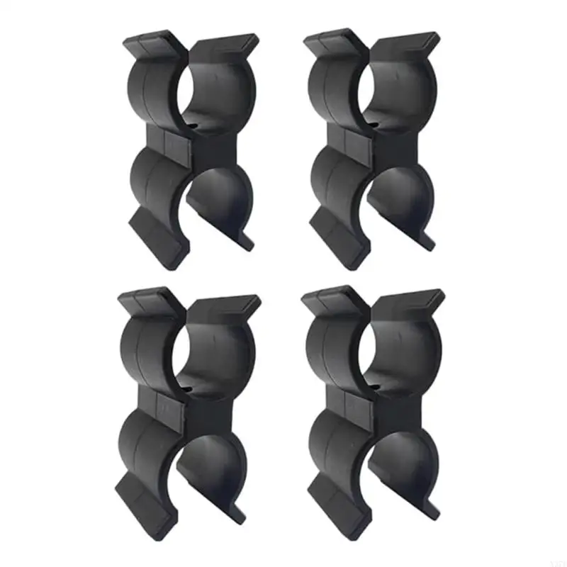 

Pack of 4 Black Nylon Boat Rod Holder Clips Anti Design for Securing Canopy Poles on Yacht Marine Accessories X37F