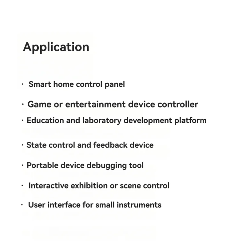 ABNR M5stack Unit Tombol Byte dengan Unit Input Sakelar Taktil 8 Arah Lampu RGB STM32 untuk Kontrol Rumah Pintar Iot