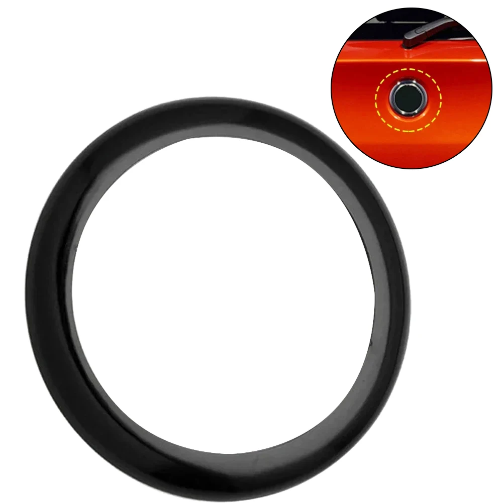 1 Stuks Abs Plastic Zwarte Achterkant Boot Badge Ring Cover Voor Bmw 1 Serie F20 F21 2011-2019 Modellen Auto Exterieur Decoraties Stickers