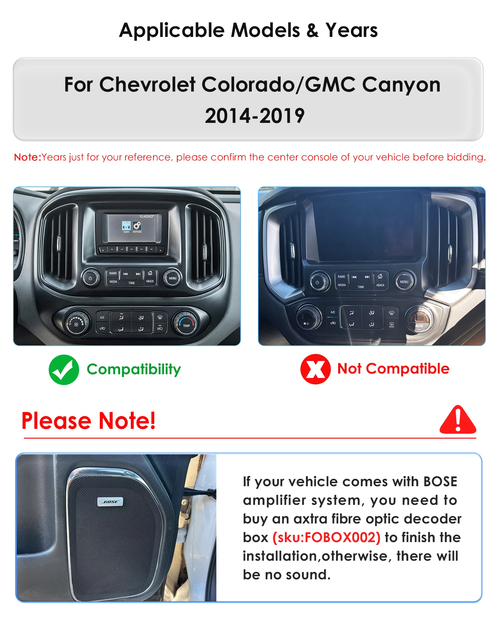 2DIN Car Multimedia Radio For Chevrolet Colorado/ GMC Canyon 2014-2019 Snapdragon 8core Wireless Carplay 9.7inch Auto Stereo 360