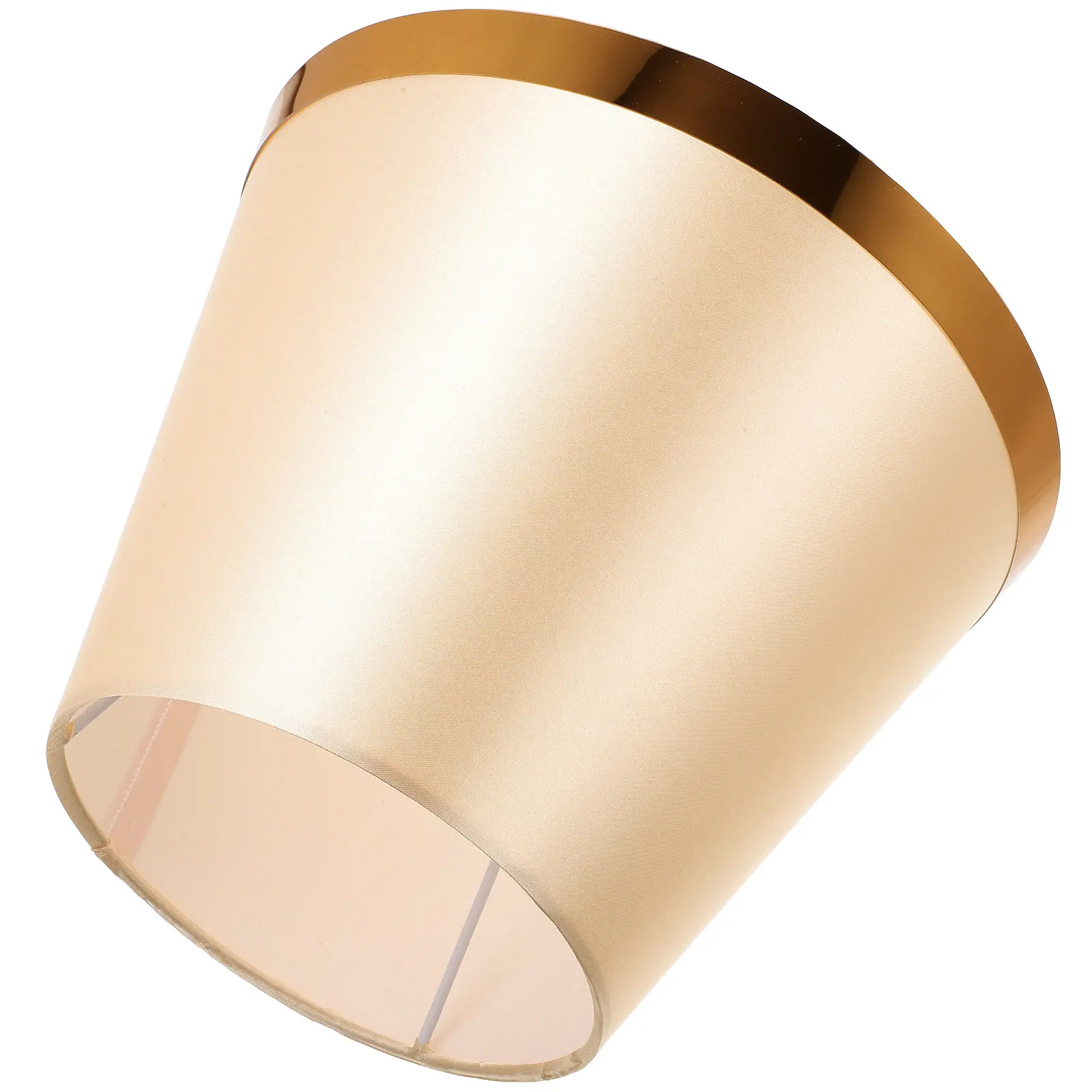 

1Pcs Household Lampshade Cloth Light Shade Lamp Cover for Chandelier Ceiling Wall Lamp Elegant Warm Atmosphere Decor Golden
