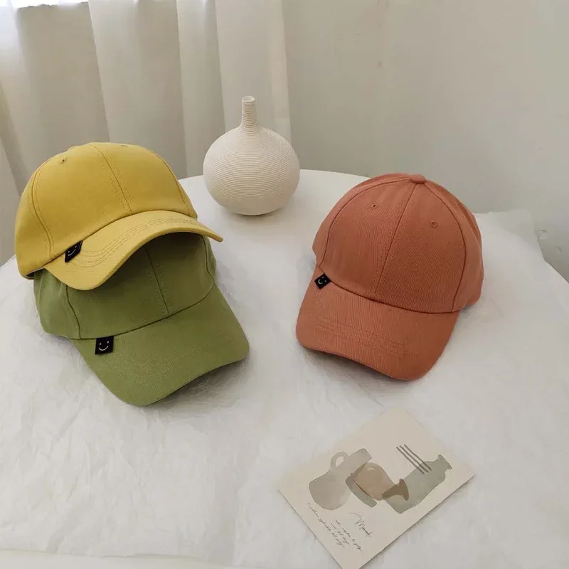 2024 Summer Fashion Streetwear Orange Yellow Baseball Cap For Women Men Sun Shade Snapback Hip Hop Caps Bone Trucker Hats