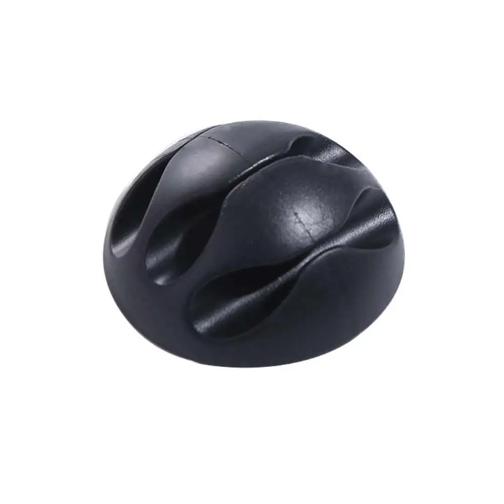 

5 Holes/1 Hole/3 Holes Cable Organizer Self Adhesive Multifunctional Cable Holder TPR Wire Organizer Cord Clips Desktop Storage