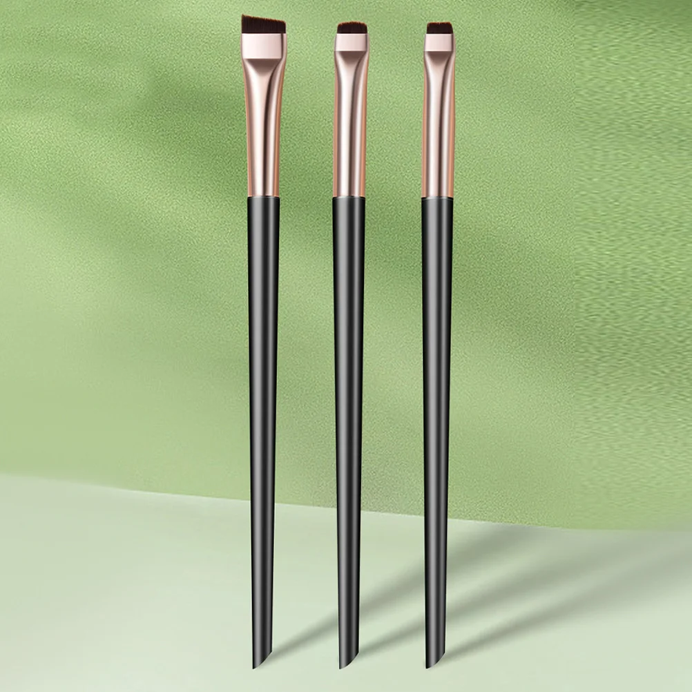 

1 Eye Shadow Set Angled Eyeliner For Precise Makeup Application Soft Bristles Tools Eyeliner Set Eyebrow Brush Makeup